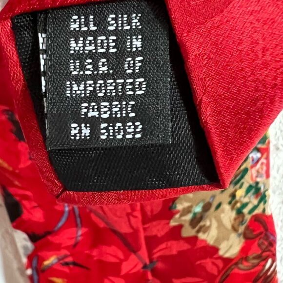 🚨4/$25 VINTAGE Christmas Silk Tie - Picture 6 of 8